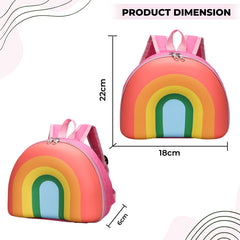 Kindergarten Cute Cartoon Kids School Bag for Boys and Girls (Multicolor)