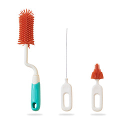 Silicone Baby Milk Bottle Cleaning Brush (Red)