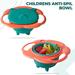 Bembika Baby Feeding Bowl ExceptionalQuality KidsÃ¢â‚¬â„¢ Bowl for Easy Feeding Compact and Stylish Baby AntiScalding and AntiFall Food Bowl (Dark Green)