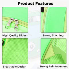Kindergarten Cute Cartoon Kids School Bag for Boys and Girls (Green)