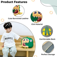 Kindergarten Cute Cartoon Kids School Bag for Boys and Girls (Green)