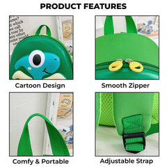 Kindergarten Cute Cartoon Kids School Bag for Boys and Girls (Green)