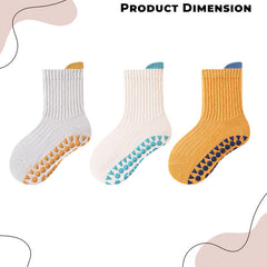 Baby Socks Soft and Anti-Slip Infant Socks (Pack of 3)