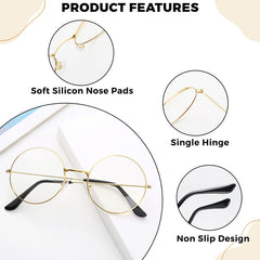 Baby Reader Sunglasses â€“ Harry Potter Themed Kids Glasses (Gold)