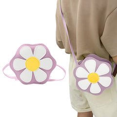 Trendy Crossbody Sling Backpack for Kids (Light Purple)