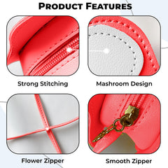 Trendy Crossbody Sling Backpack for Kids (Red)