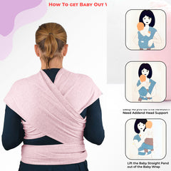 Baby Essential Hands Free Baby Carrier for Toddler (Pink)