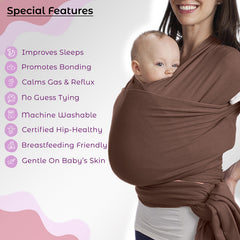 Baby Essential Hands Free Baby Carrier for Toddler (Coffee)
