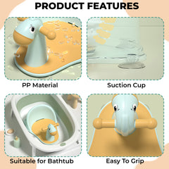 Baby Bath Essential Premium Baby Bather for Newborns (Sky Blue)