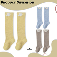 Soft and Stretchy Cotton Sock Shoes for Baby (Set of 3 Pairs)