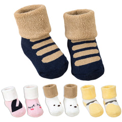 Baby Socks Soft and Anti-Slip Infant Socks (Set of 4)