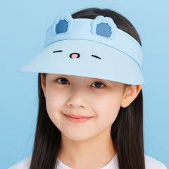 BEMBIKA Baby Cotton Cap with Safety and Comfort Baby Turban-(Squinting Rabbit – Blue)