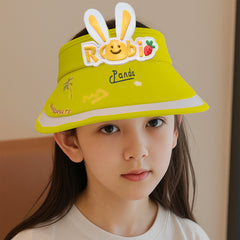 BEMBIKA Baby Cotton Cap with Safety and Comfort Baby Turban-(Rainbow Rabbit – Yellow)