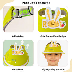 BEMBIKA Baby Cotton Cap with Safety and Comfort Baby Turban-(Rainbow Rabbit – Yellow)