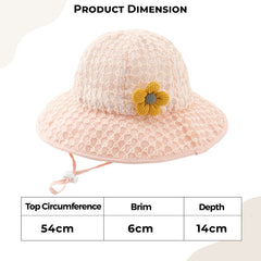 BEMBIKA Baby Cotton Cap with Safety and Comfort Baby Turban-(Pink Cap (2–4 Yrs)