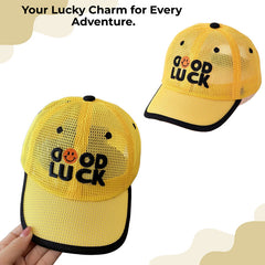 BEMBIKA Baby Cotton Cap with Safety and Comfort Baby Turban-(Smiley Face – Yellow)