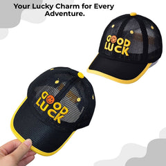 BEMBIKA Baby Cotton Cap with Safety and Comfort Baby Turban-(Smiley Face – Black)