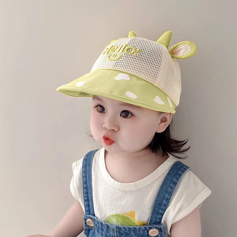BEMBIKA Baby Cotton Cap with Safety and Comfort Baby Turban-(Baseball Cap – Green)