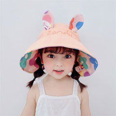 BEMBIKA Baby Cotton Cap with Safety and Comfort Baby Turban-(Double-Sided Cap – Orange)