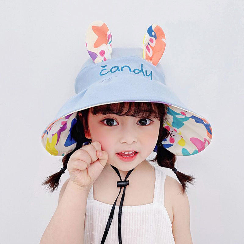 BEMBIKA Baby Cotton Cap with Safety and Comfort Baby Turban-(Double-Sided Cap – Blue)
