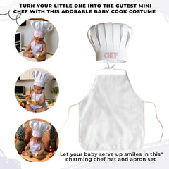 Bembika Photography Costume – Newborn Photography Outfits & Baby Photography Props Designer Baby Clothes for Newborn Photo Shoot -(Chef M (Babies Aged 3–12 Months)
