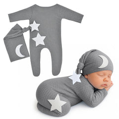 Bembika Photography Costume – Newborn Photography Outfits & Baby Photography Props Designer Baby Clothes for Newborn Photo Shoot -(Grey)