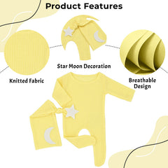 BEMBIKA Photography Costume – Newborn photography outfits & baby photography props Designer baby clothes for newborn photo shoot -(Yellow)