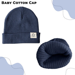 BEMBIKA Baby Cotton Cap with Safety and Comfort Baby Turban-(Shangqing)