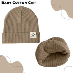 BEMBIKA Baby Cotton Cap with Safety and Comfort Baby Turban-(Bean Green)