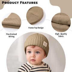BEMBIKA Baby Cotton Cap with Safety and Comfort Baby Turban-(Bean Green)