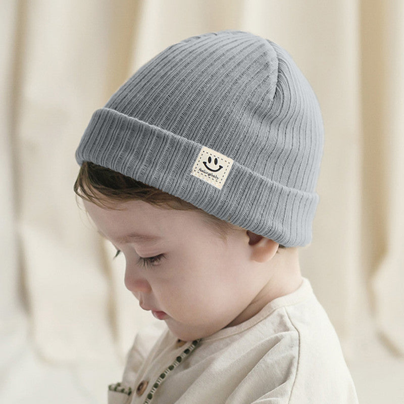 BEMBIKA Baby Cotton Cap with Safety and Comfort Baby Turban-(Grey)