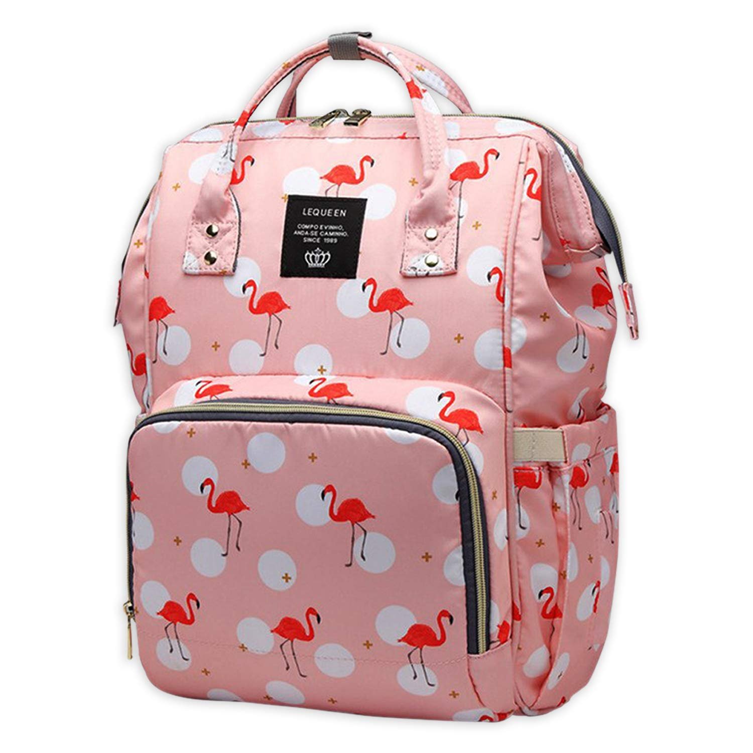 diaper bag backpack pink