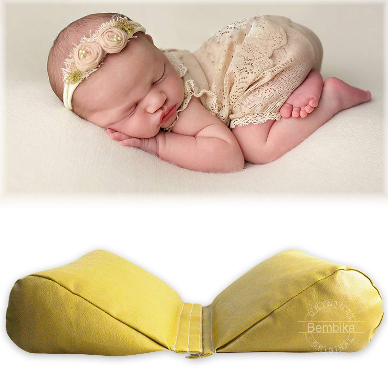 First Landings Newborn Posing Pillows - Photography Props for Baby Boy or  Girl Photoshoots - Donut Pillow and 3 Posing Pillows Photography Pillow Set