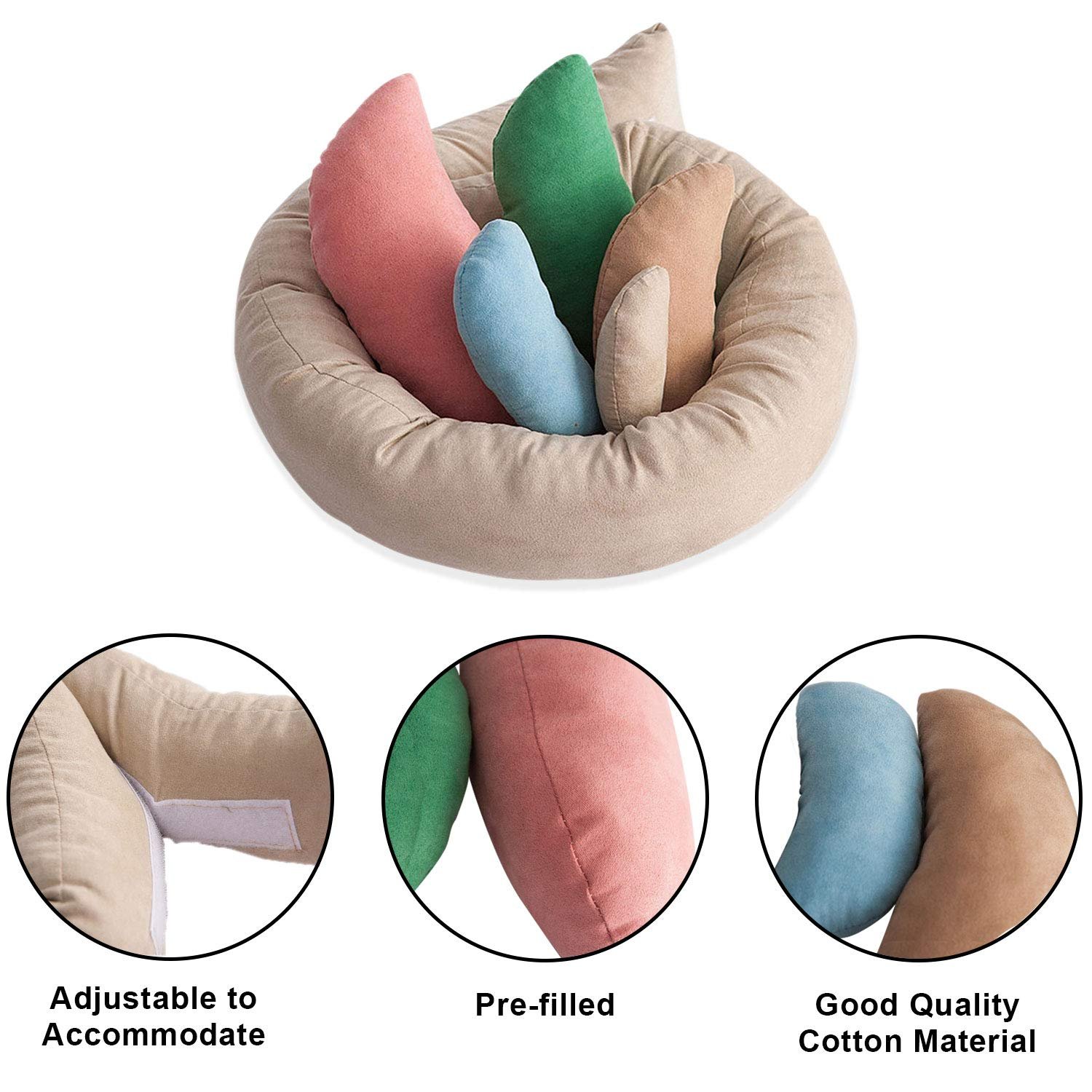 Amazon.com : Posing Bean Bag for Newborn Photography 33in. Diameter  (unfilled) : Electronics