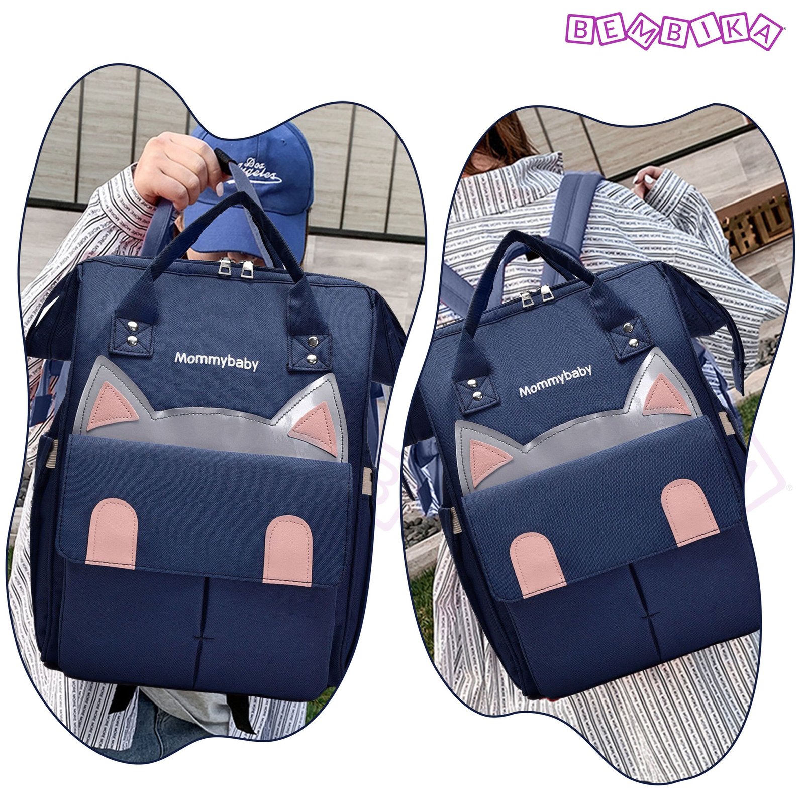 Caramello Dino Diaper Bag for Mother, Multipurpose And Water Resistant