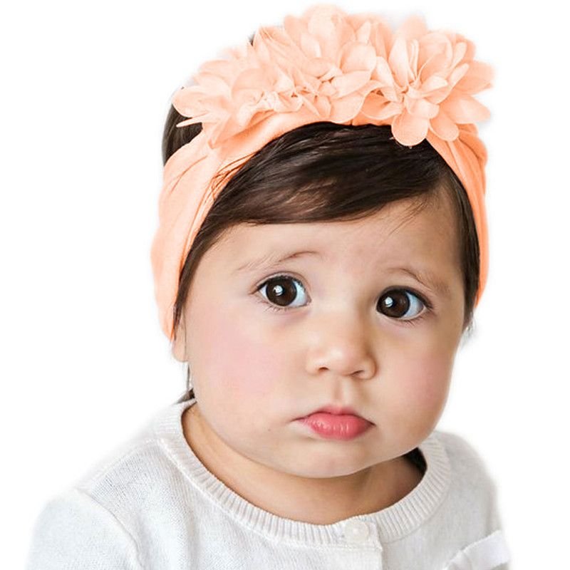 GadinFashion™ Sun Flower Baby Hair Band/ Headband For Kid Girls Baby Head  Band (Color-Orange, Pack-01)