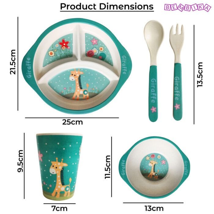 baby dinner set, silicone baby dinnerware, baby tableware set, baby table set, baby feeding products, bamboo fiber dinner for kids, fibre bamboo 5 pcs eco friendly bamboo fiber dinner set, baby dinner utensils weaning