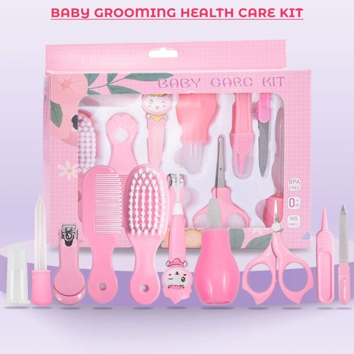 grooming kit for babies, baby grooming kit for new born baby, baby grooming set, baby grooming kit with pouch ,grooming kit baby, newborn baby essentials, grooming for baby, nail trimmer for kids Boys girls