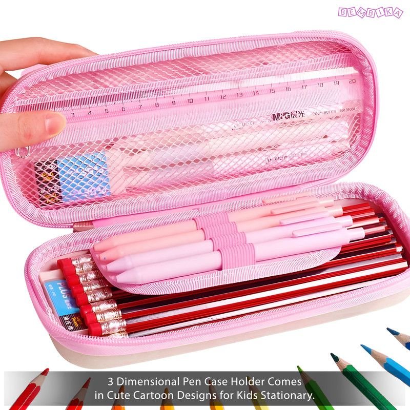  Gakken Sucre Butterfly Pencil Case - Small - Pink